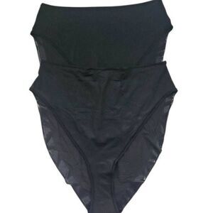 2 PAIR SKIMS HI CUT PANTY NWT